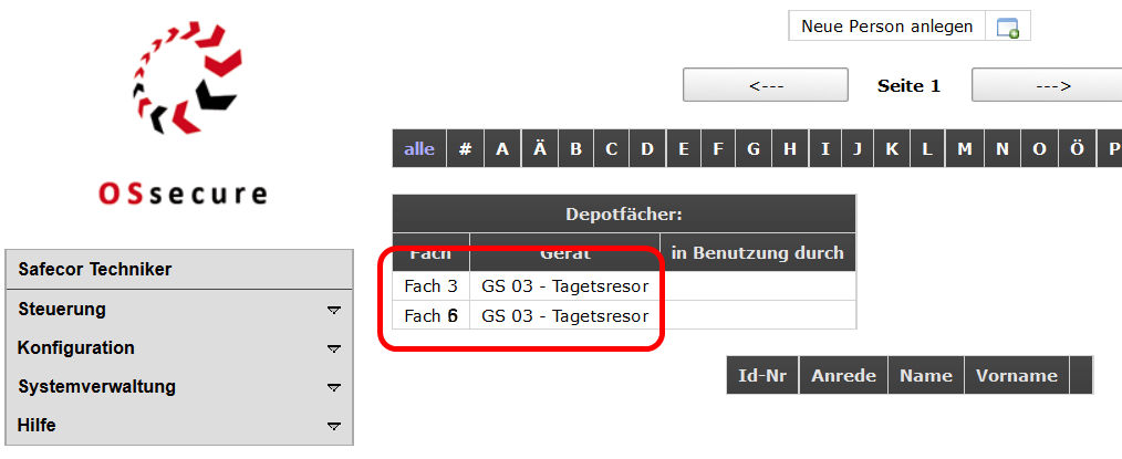 depotfachverwaltung